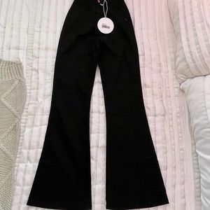 princess polly flare black jeans